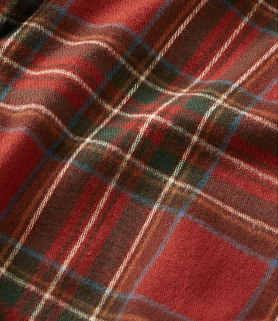 Women's Scotch Plaid Flannel Shirt, Boyfriend / L.L.Bean
