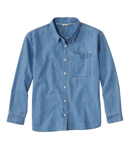 Women's Denim Boyfriend Shirt / L.L.Bean
