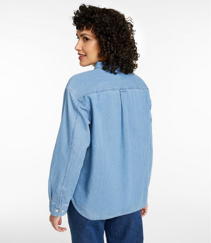 Women's Denim Boyfriend Shirt / L.L.Bean