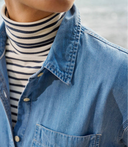 Women's Denim Boyfriend Shirt / L.L.Bean