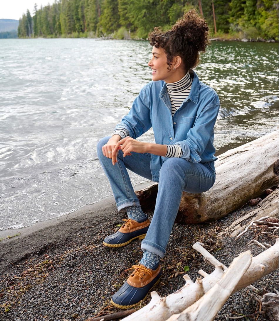 Women's Denim Boyfriend Shirt / L.L.Bean