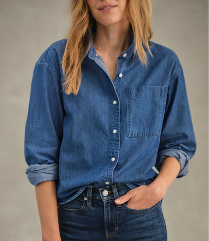 Women's Denim Boyfriend Shirt / L.L.Bean