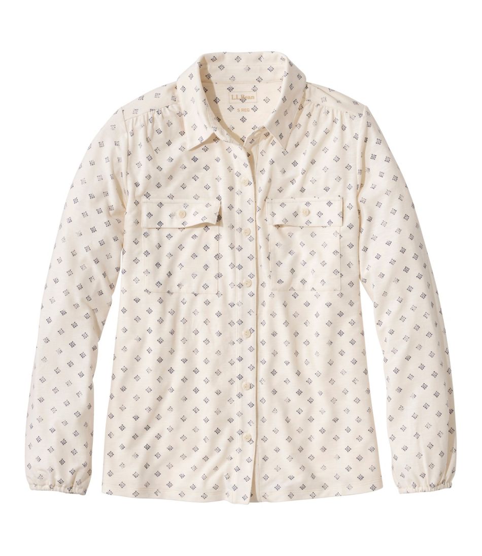 Women's Camden Hills Button Front Shirt, Print / L.L.Bean