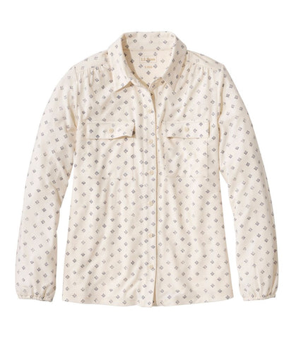 Women's Camden Hills Button Front Shirt, Print / L.L.Bean