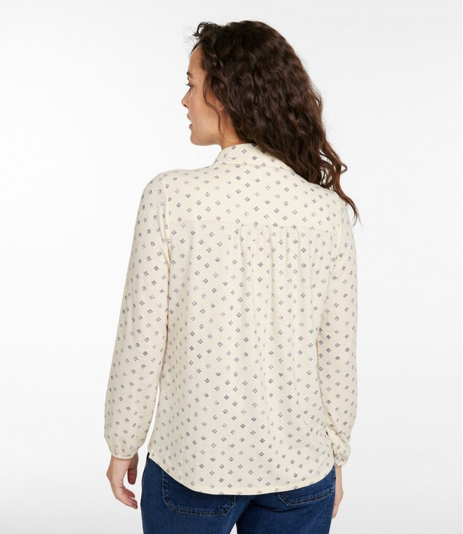 Women's Camden Hills Button Front Shirt, Print / L.L.Bean