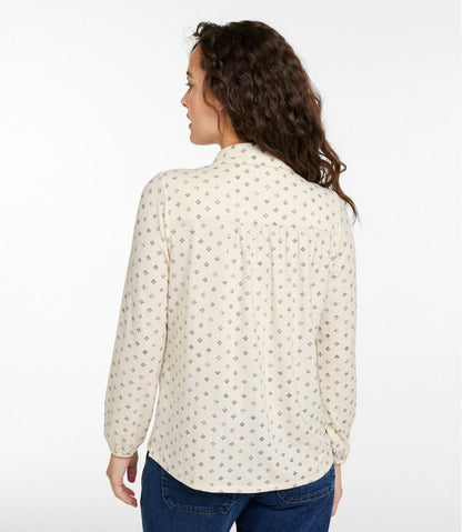 Women's Camden Hills Button Front Shirt, Print / L.L.Bean