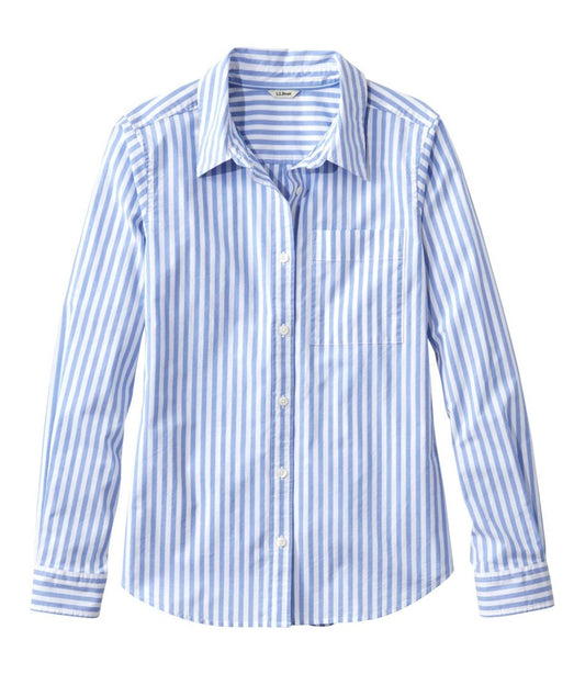 Women's Essential Cotton Poplin Shirt, Long-Sleeve / L.L.Bean