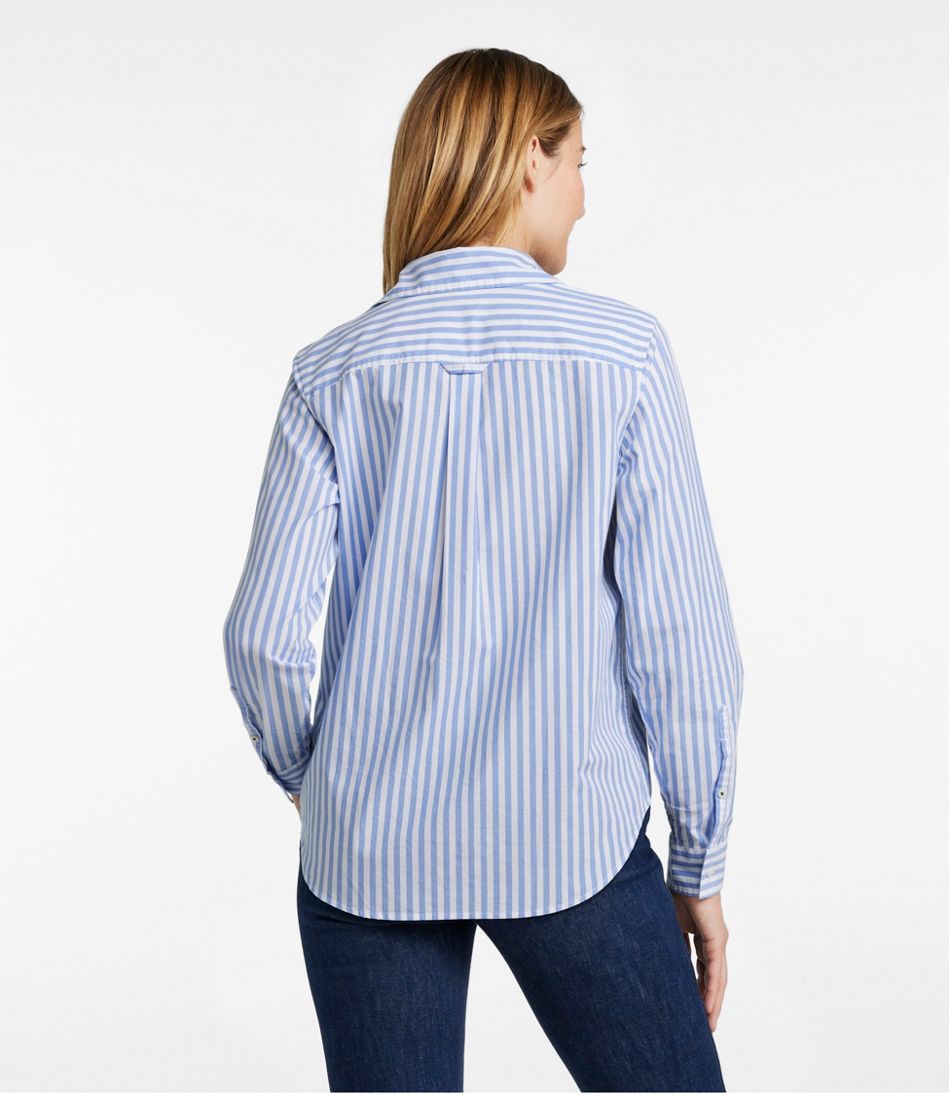 Women's Essential Cotton Poplin Shirt, Long-Sleeve / L.L.Bean