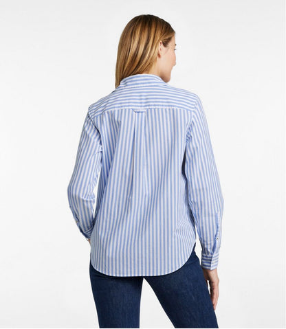 Women's Essential Cotton Poplin Shirt, Long-Sleeve / L.L.Bean