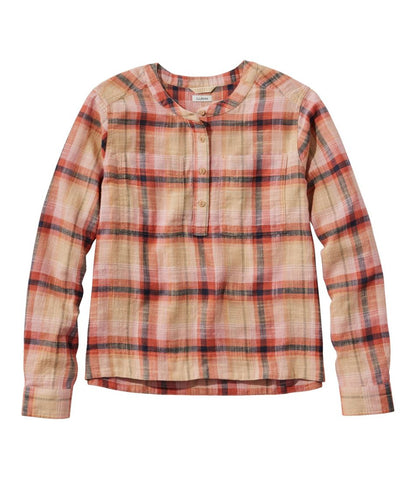 Women's Day Breeze Shirt, Long-Sleeve Collarless / L.L.Bean