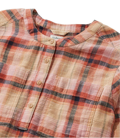 Women's Day Breeze Shirt, Long-Sleeve Collarless / L.L.Bean