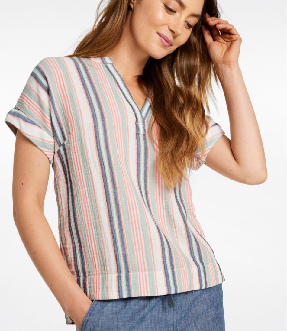 Women's Cloud Gauze Shirt, Short-Sleeve / L.L.Bean