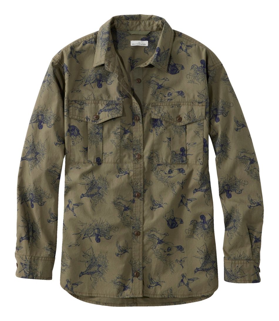 Women's Signature Soft Poplin Shirt, Novelty / L.L.Bean