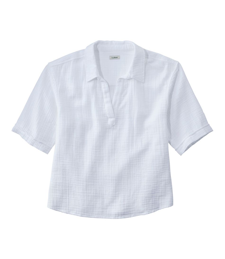 Women's Cloud Gauze Shirt, Polo / L.L.Bean