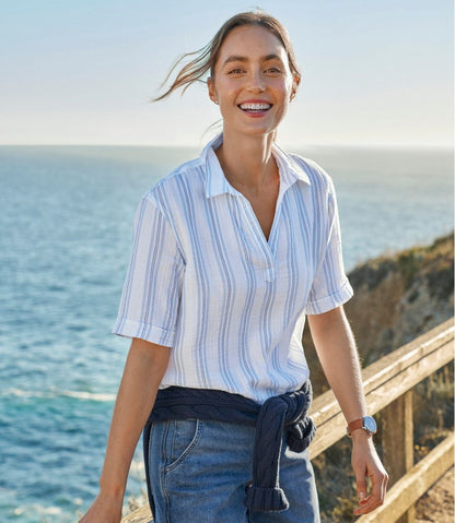 Women's Cloud Gauze Shirt, Polo / L.L.Bean