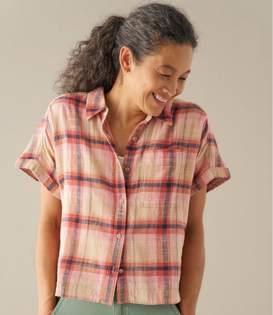 Women's Day Breeze Shirt, Short-Sleeve Button-Front / L.L.Bean