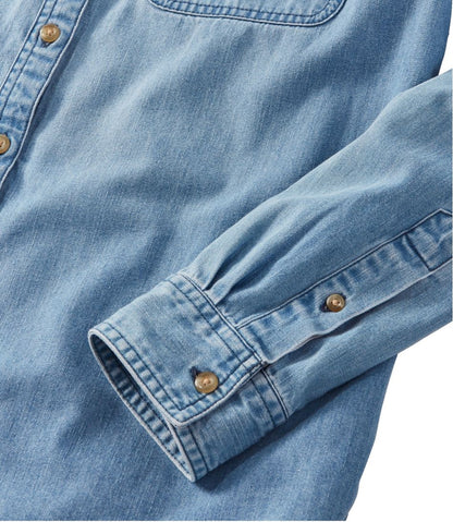 Women's L.L. Bean Heritage Washed Denim Shirt, Long-Sleeve / L.L.Bean