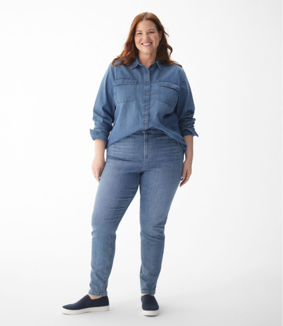Women's L.L. Bean Heritage Washed Denim Shirt, Long-Sleeve / L.L.Bean