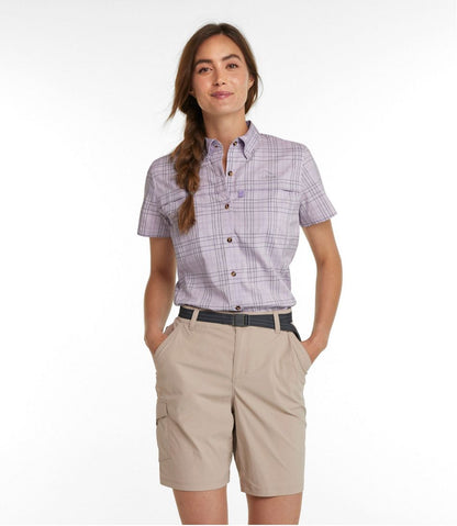 Women's Tropicwear Shirt, Plaid Short-Sleeve / L.L.Bean
