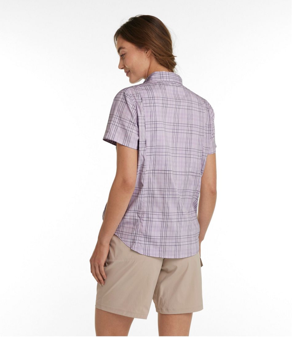Women's Tropicwear Shirt, Plaid Short-Sleeve / L.L.Bean