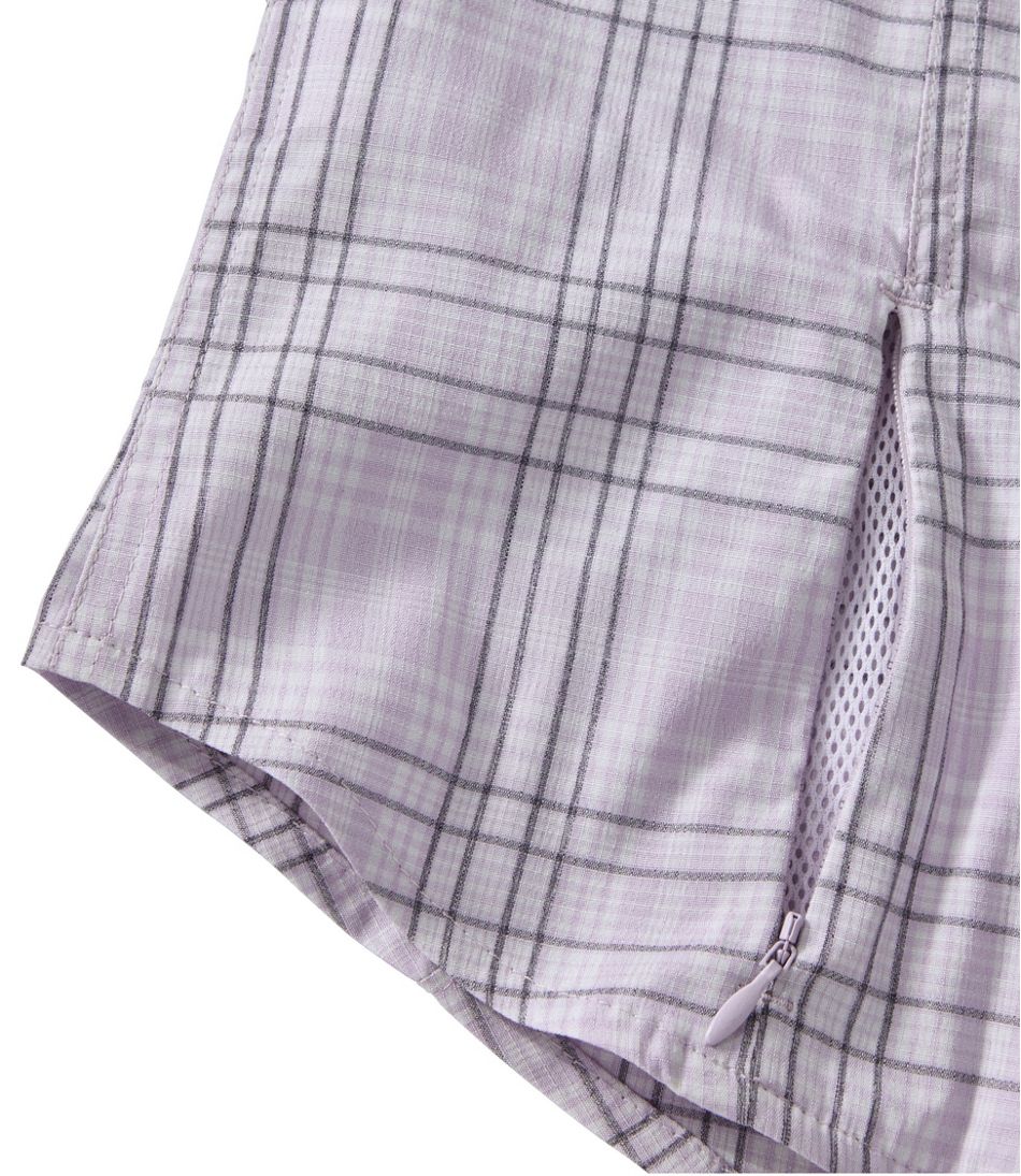 Women's Tropicwear Shirt, Plaid Short-Sleeve / L.L.Bean