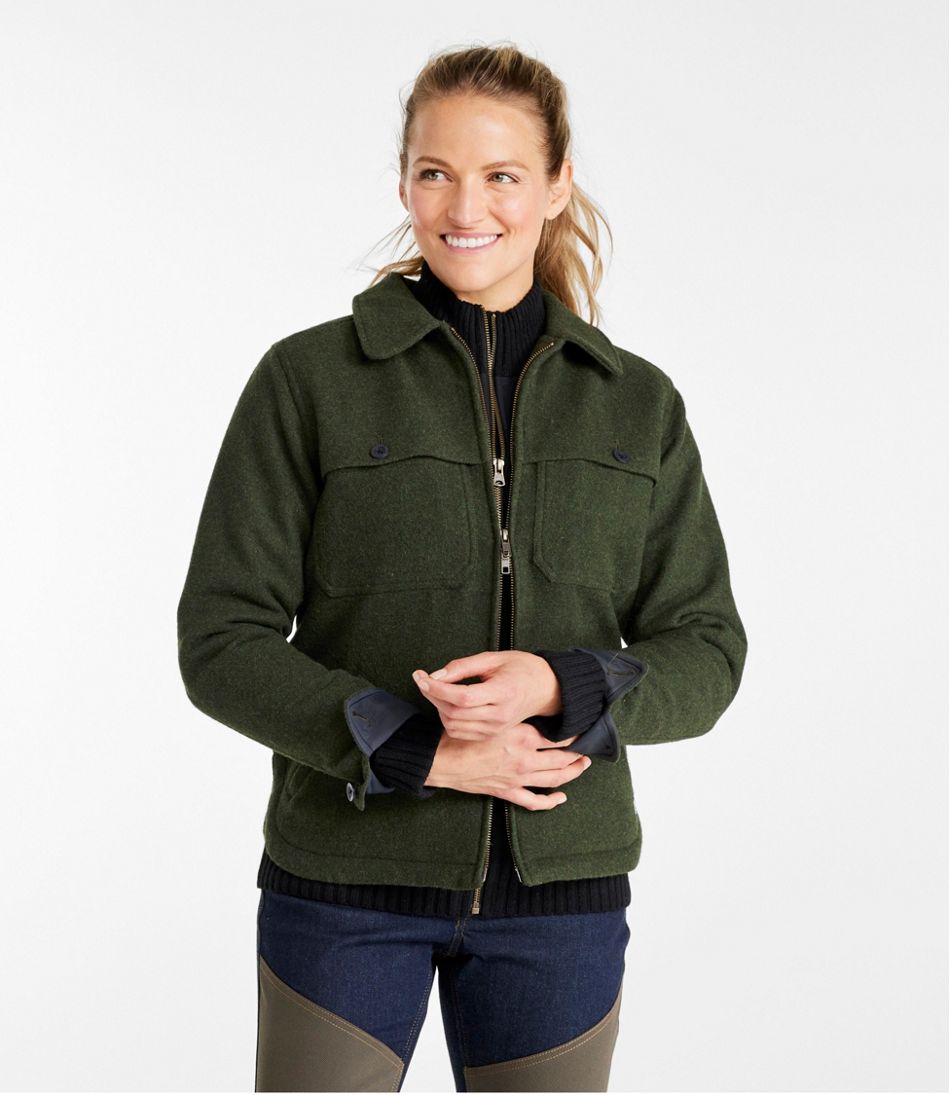 Women's Maine Guide Zip Front Jac-Shirt with Primaloft / L.L.Bean