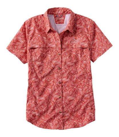 Women's Tropicwear Shirt, Short-Sleeve Print / L.L.Bean