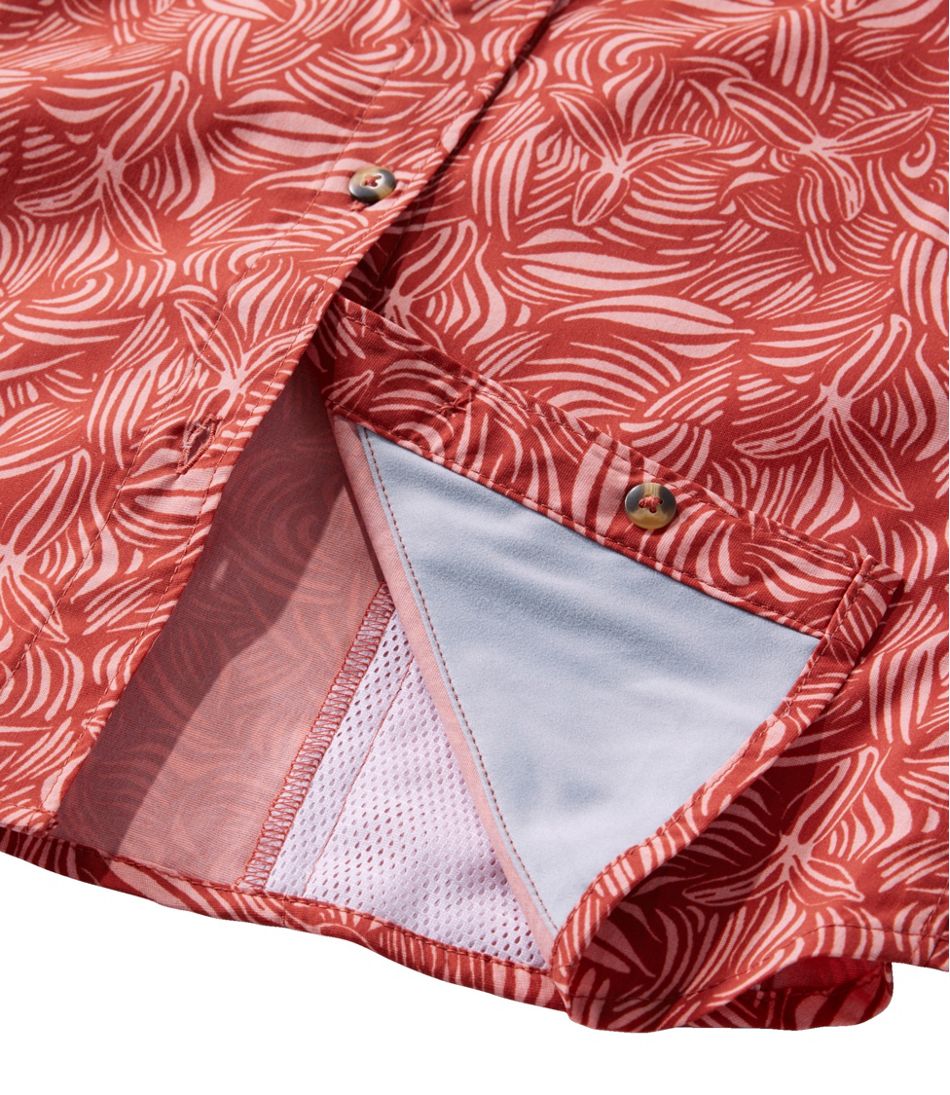 Women's Tropicwear Shirt, Short-Sleeve Print / L.L.Bean