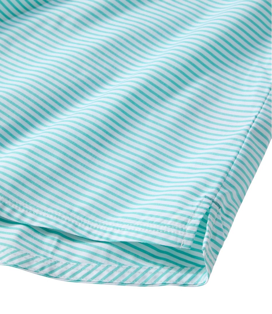 Women's Everyday SunSmart® Woven Shirt, Quarter-Zip Pullover Colorblock / L.L.Bean