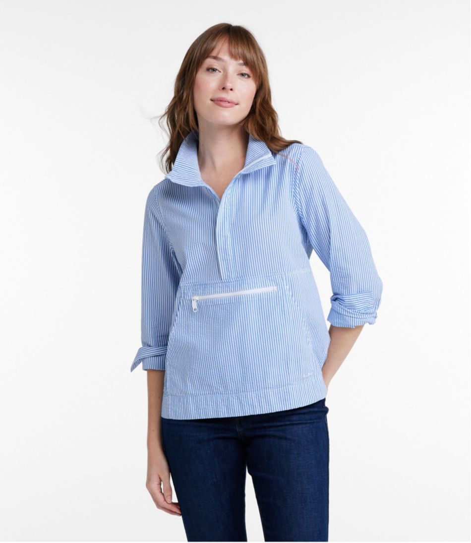 Women's Vacationland Seersucker Anorak / L.L.Bean