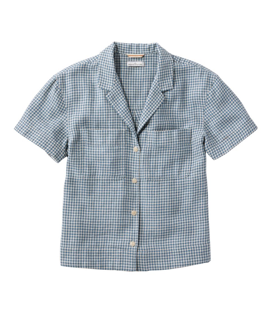 Women's Signature Hemp/Cotton Camp Shirt, Short-Sleeve / L.L.Bean