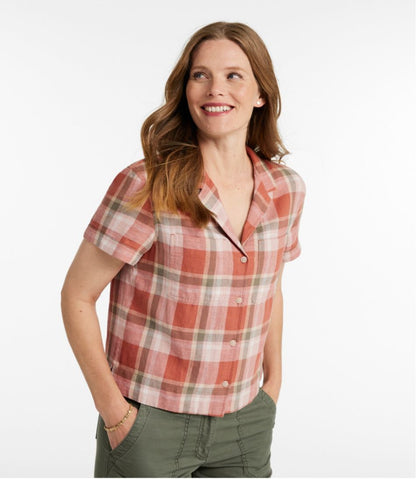 Women's Signature Hemp/Cotton Camp Shirt, Short-Sleeve / L.L.Bean