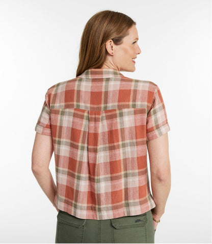 Women's Signature Hemp/Cotton Camp Shirt, Short-Sleeve / L.L.Bean