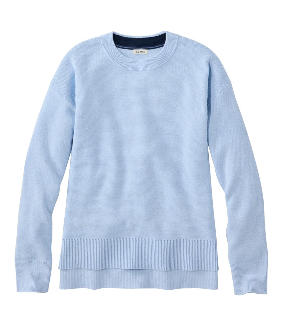 Women's Wicked Soft Cotton/Cashmere Crewneck Sweater / L.L.Bean