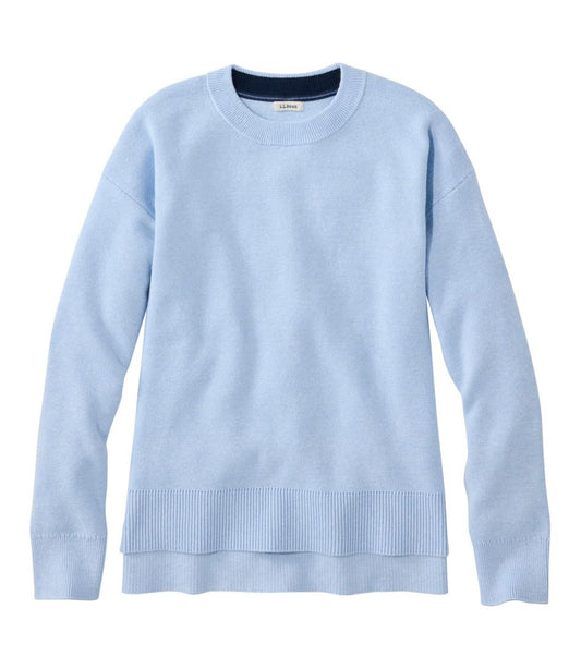 Women's Wicked Soft Cotton/Cashmere Crewneck Sweater / L.L.Bean