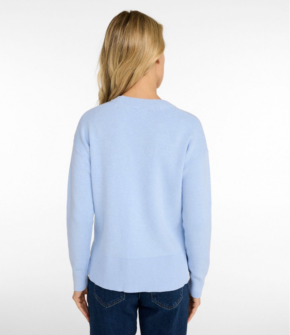 Women's Wicked Soft Cotton/Cashmere Crewneck Sweater / L.L.Bean