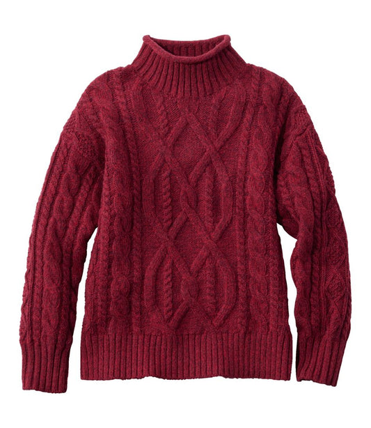 Women's 1912 Heritage Wool Blend Mockneck Sweater / L.L.Bean
