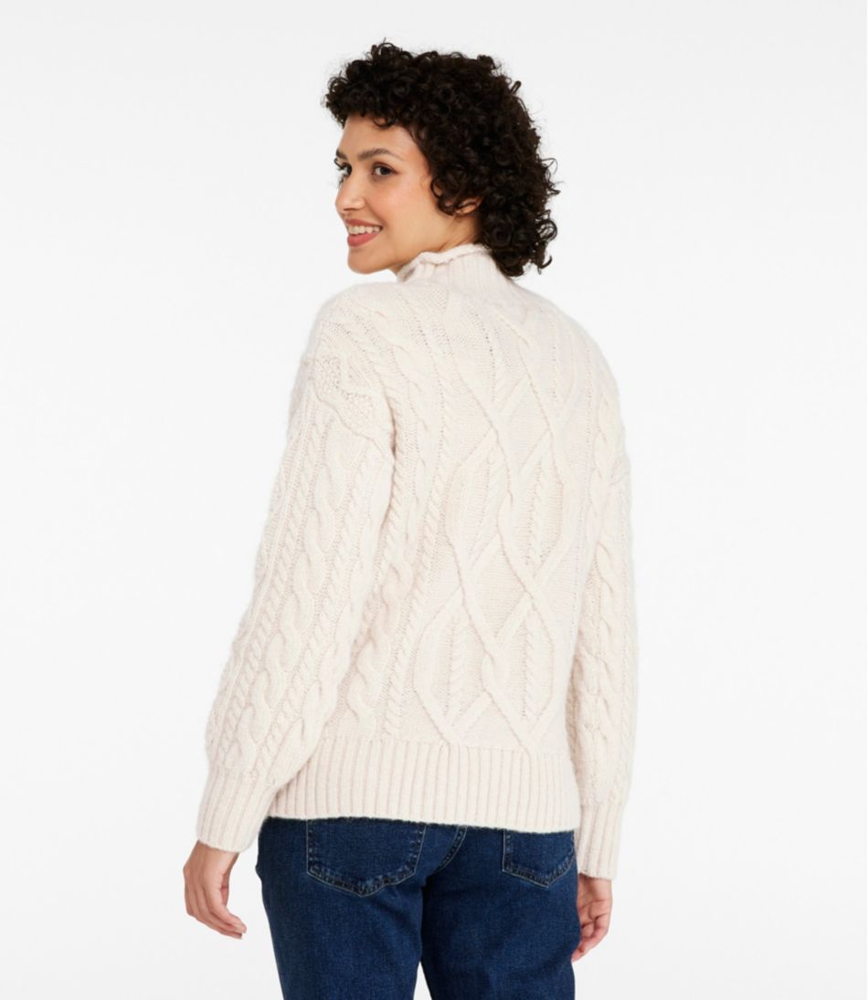 Women's 1912 Heritage Wool Blend Mockneck Sweater / L.L.Bean