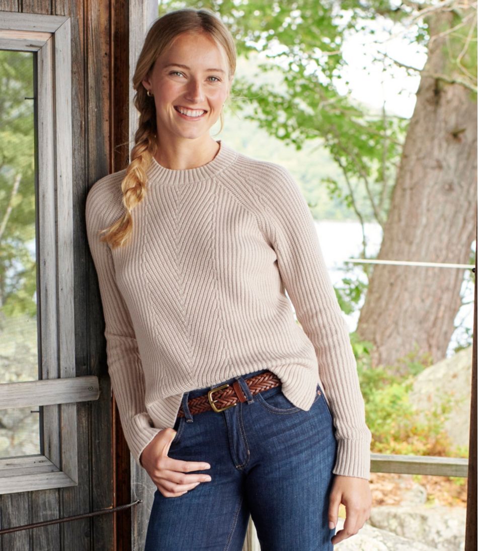 Women's Mariner Shaker Sweater, Crewneck / L.L.Bean