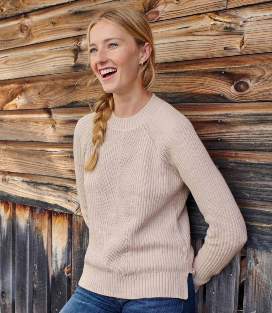 Women's Mariner Shaker Sweater, Crewneck / L.L.Bean