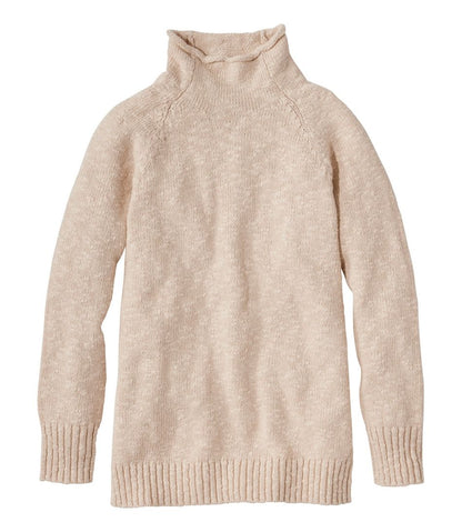 Women's Cotton Ragg Sweater, Funnelneck Pullover / L.L.Bean