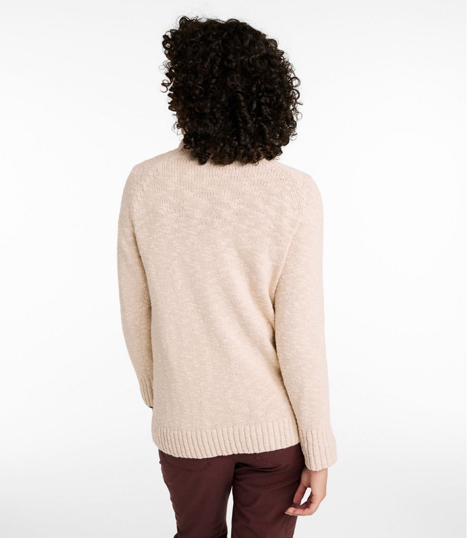 Women's Cotton Ragg Sweater, Funnelneck Pullover / L.L.Bean
