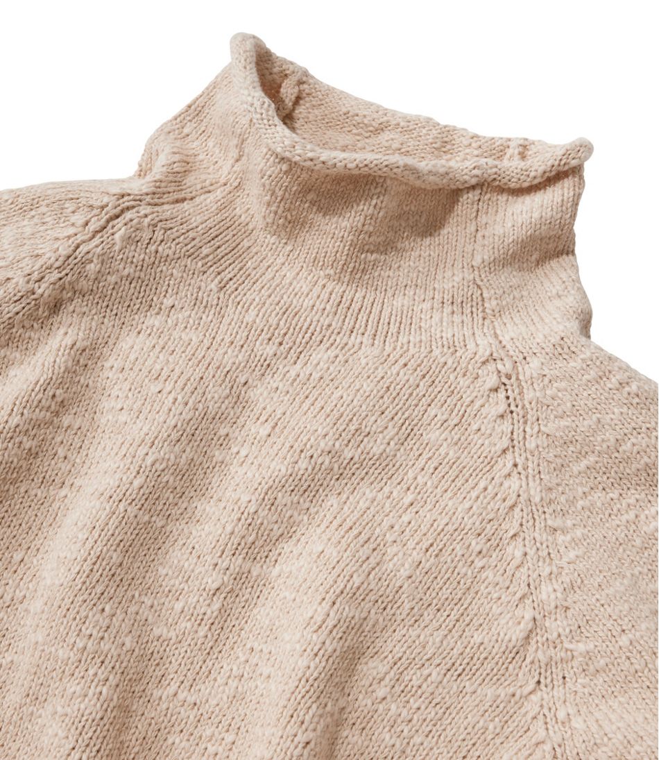 Women's Cotton Ragg Sweater, Funnelneck Pullover / L.L.Bean
