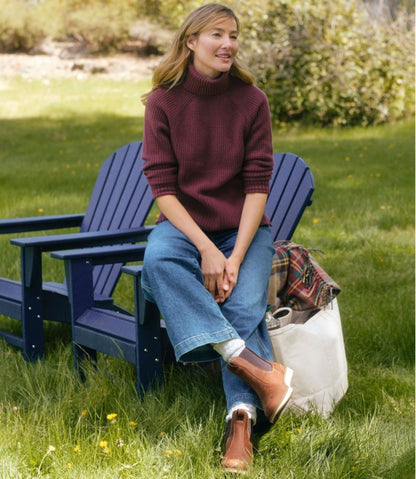 Women's SuperSoft Waffle Sweater, Turtleneck / L.L.Bean