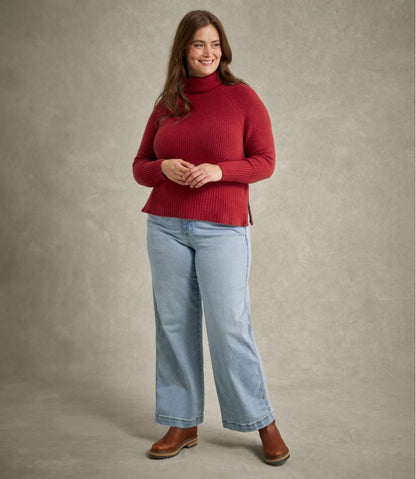 Women's SuperSoft Waffle Sweater, Turtleneck / L.L.Bean