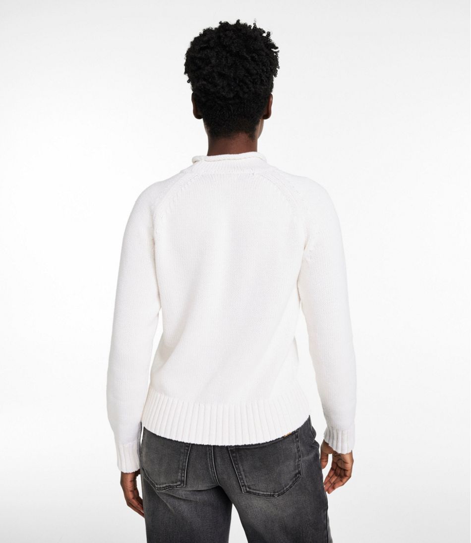 Women's Signature Original Cotton Sweater, Rollneck Novelty / L.L.Bean