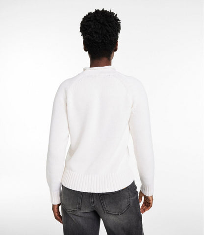 Women's Signature Original Cotton Sweater, Rollneck Novelty / L.L.Bean