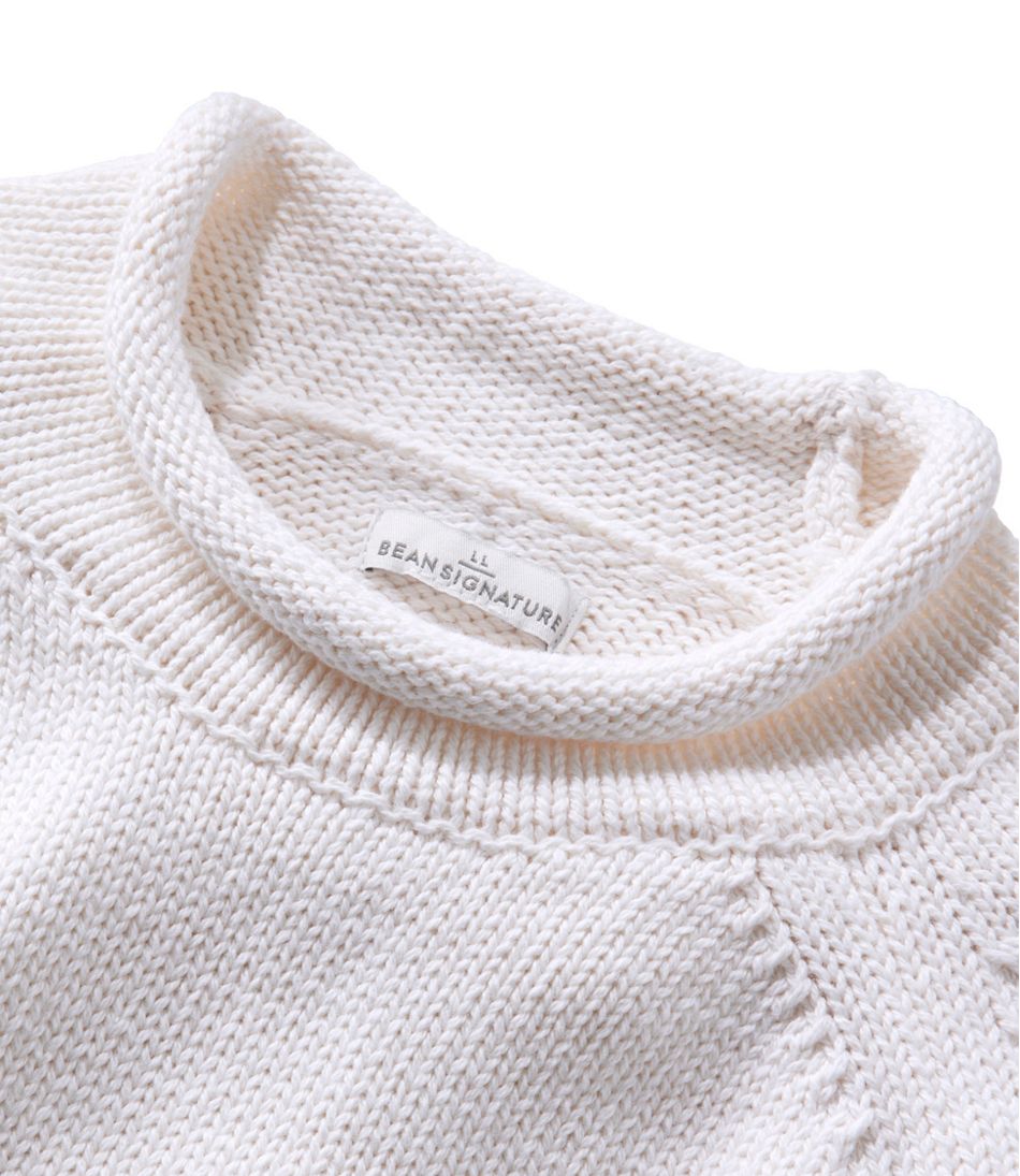 Women's Signature Original Cotton Sweater, Rollneck Novelty / L.L.Bean