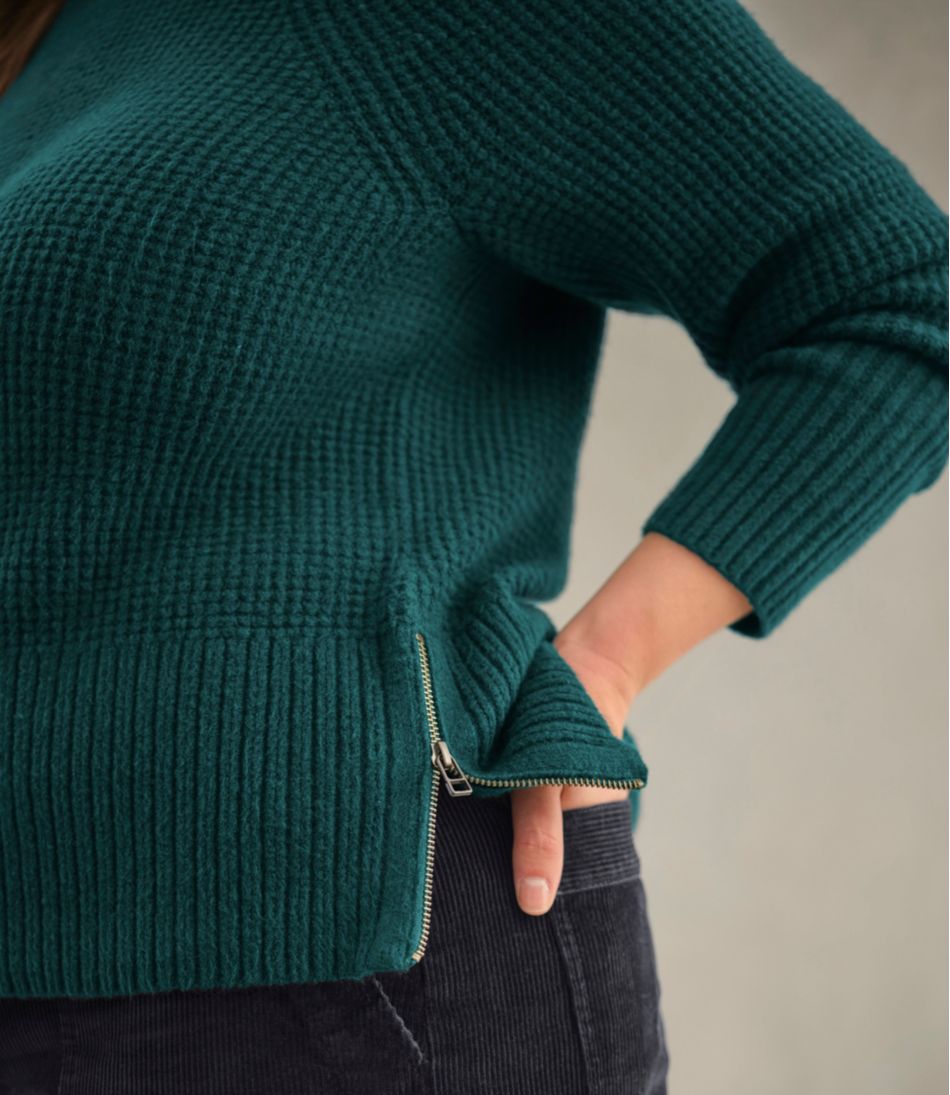 Women's SuperSoft Waffle Sweater, Crewneck / L.L.Bean