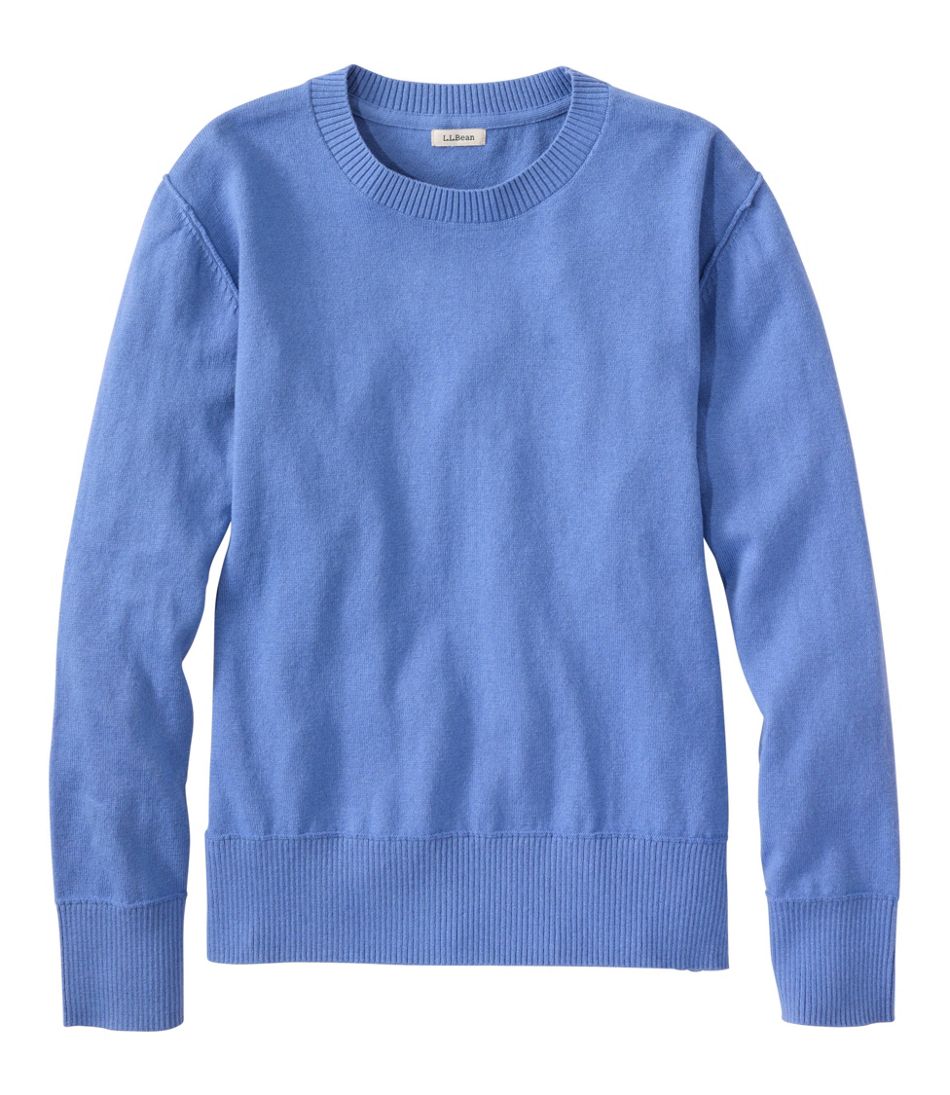 Women's Cotton/Cashmere Sweater, Crewneck / L.L.Bean